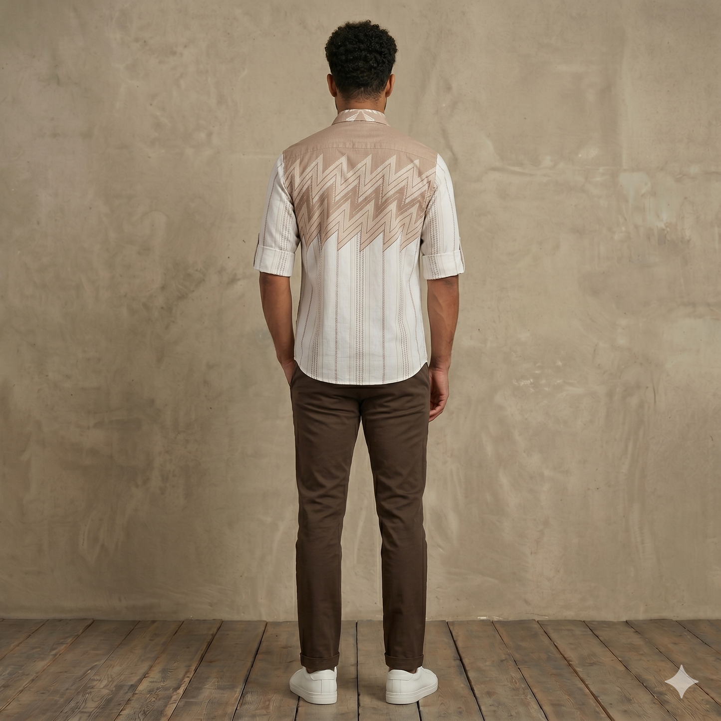 Signature Zig-Zag Slim Fit Shirt