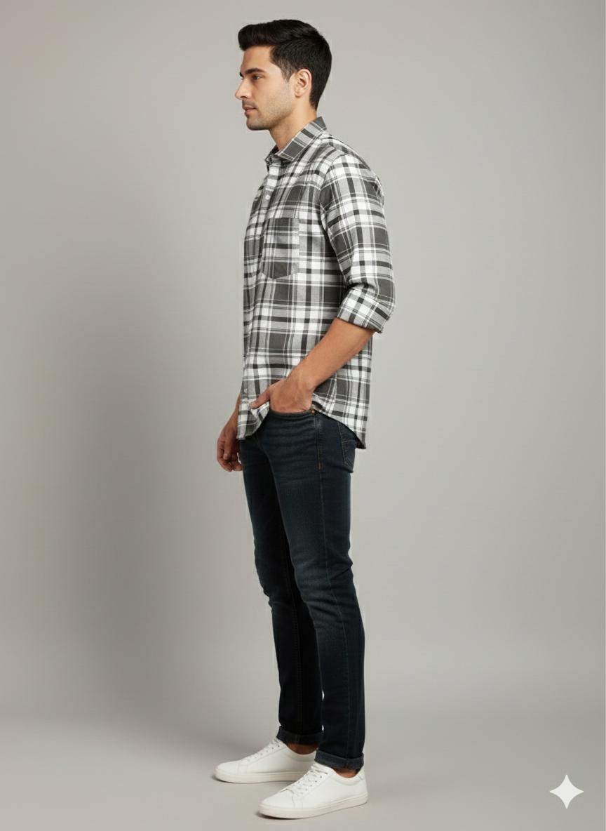 Classic Plaid Regular-Fit Shirt