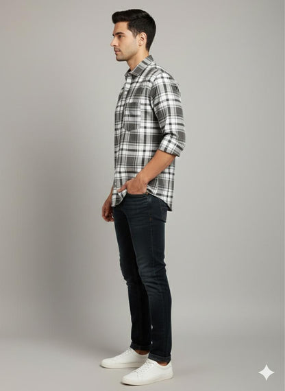 Classic Plaid Regular-Fit Shirt
