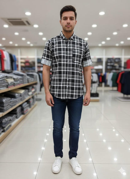 Classic Plaid Regular-Fit Shirt