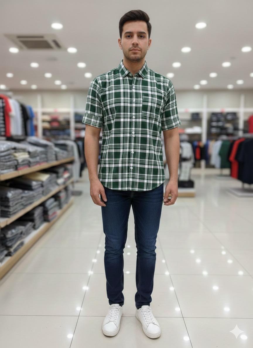 Classic Plaid Regular-Fit Shirt