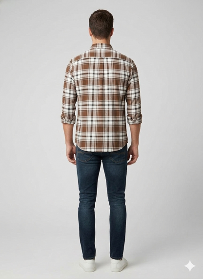 Classic Plaid Regular-Fit Shirt