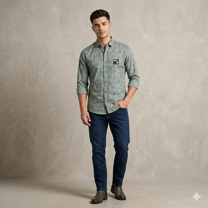 Men's Modern Plaid Check Casual Shirt | Full Sleeve Regular Fit