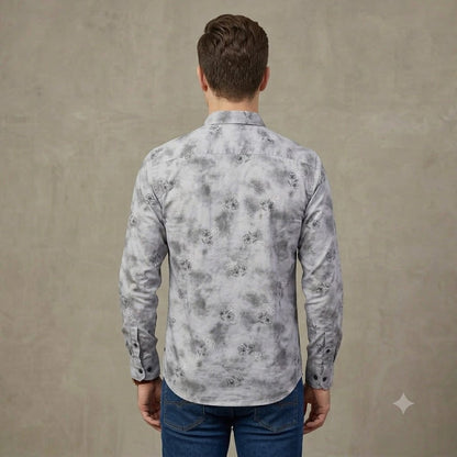 Men's Smart Casual Blossom Print Shirt | Tailored Fit