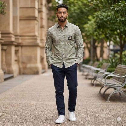 Men's Modern Plaid Check Casual Shirt | Full Sleeve Regular Fit