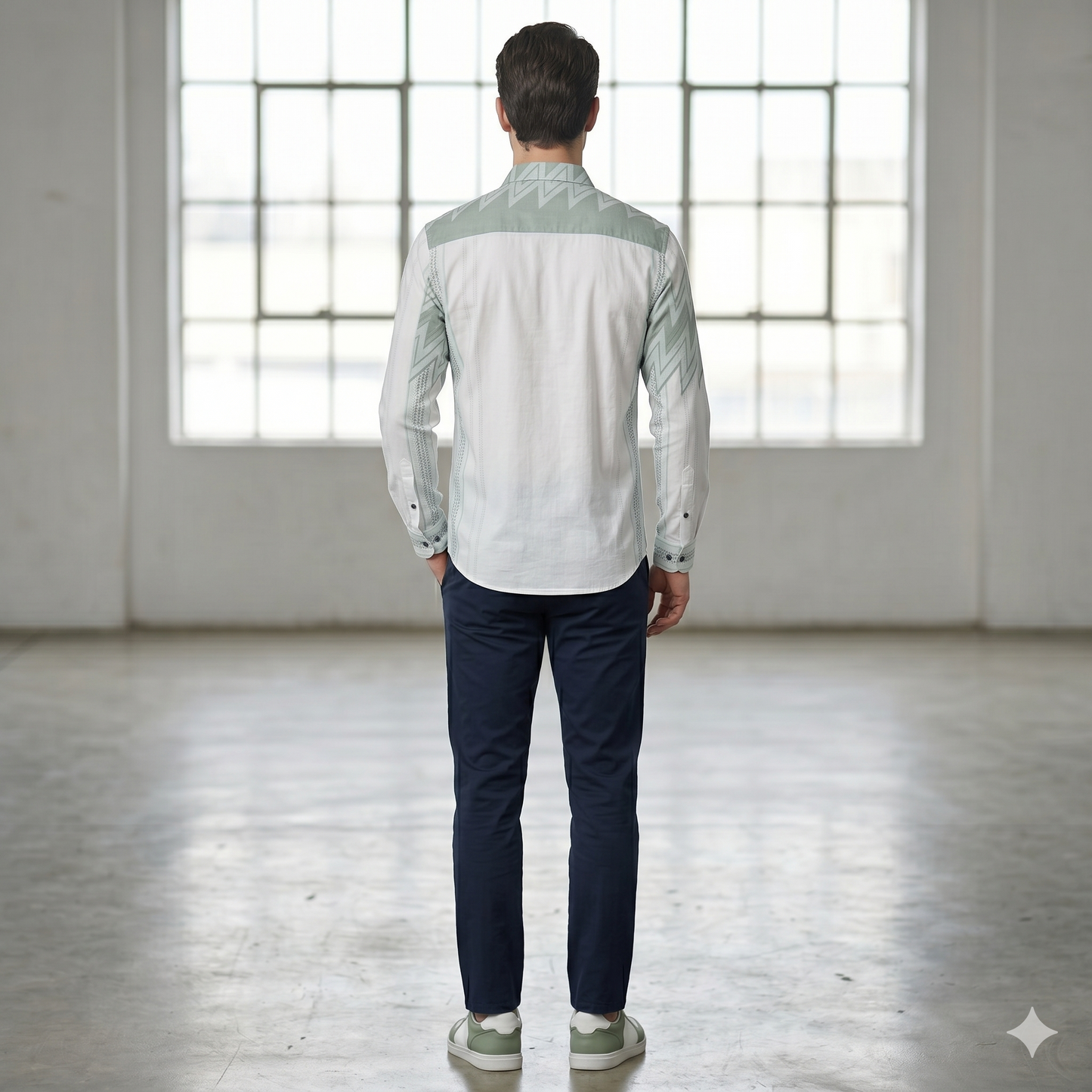Signature Zig-Zag Slim Fit Shirt